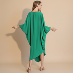 One-Sleeve Matte Crepe Dress for Women - Elegant Evening Cocktail Dress for Special Occasions