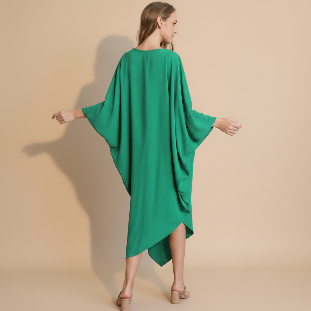 One-Sleeve Matte Crepe Dress for Women - Elegant Evening Cocktail Dress for Special Occasions