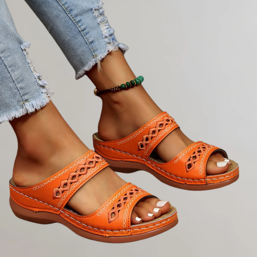 Orthopädische Sandalen Damen – Bequeme Sommerschuhe für den Urlaub, Smart Casual