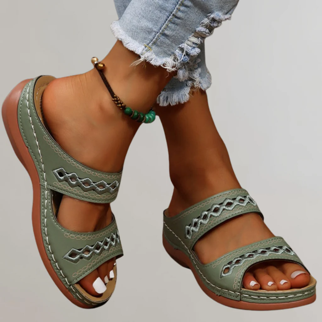Orthopädische Sandalen Damen – Bequeme Sommerschuhe für den Urlaub, Smart Casual