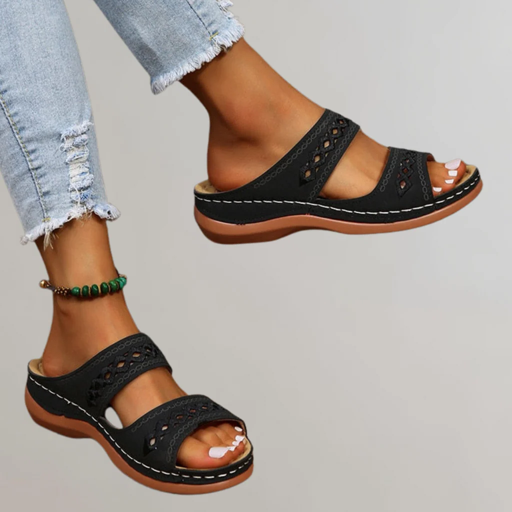 Orthopädische Sandalen Damen – Bequeme Sommerschuhe für den Urlaub, Smart Casual