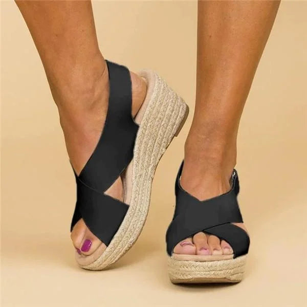 Orthopedic Wedge Espadrilles - Comfortable Design, Casual Style – Everyday Wear, Summer Outings