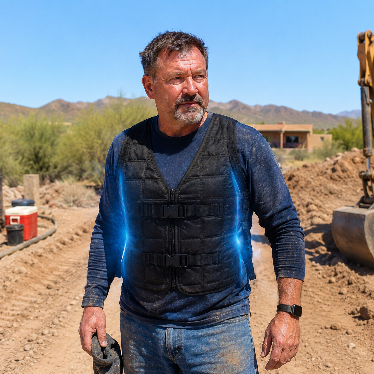 Phase Change Cooling Vest Lightweight – Outdoor Work, Sports
