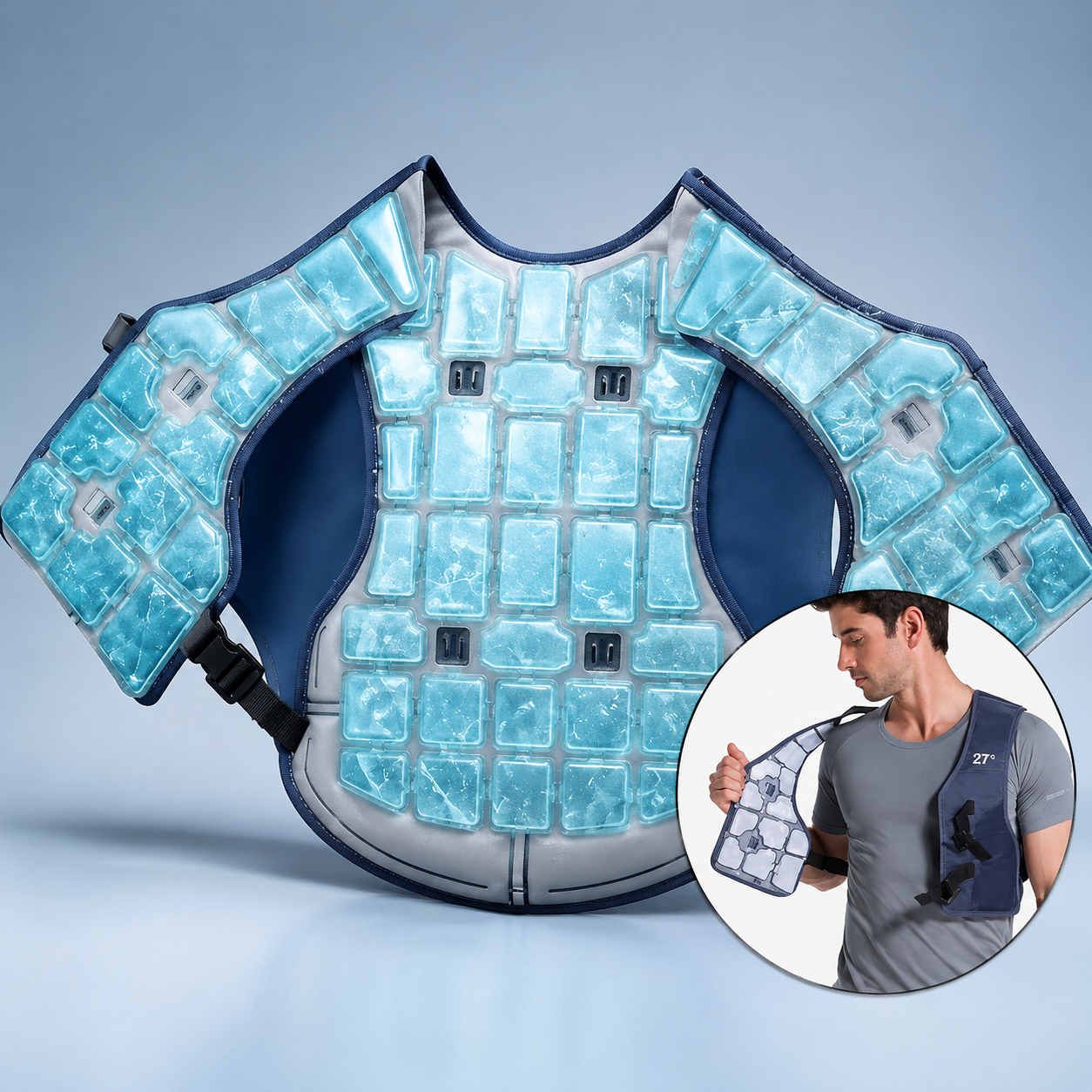 Phase Change Cooling Vest Lightweight – Outdoor Work, Sports