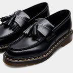Polished Leather Tassel Loafers for Women - Stylish Slip-On Shoes for Casual and Formal Wear