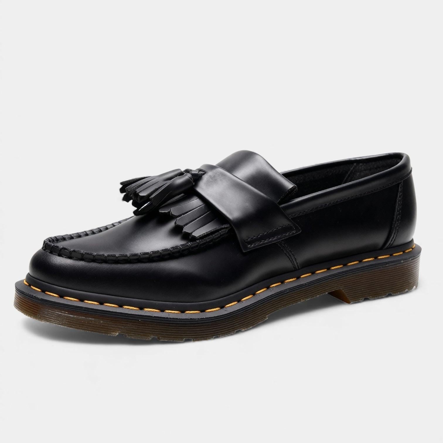 Polished Leather Tassel Loafers for Women - Stylish Slip-On Shoes for Casual and Formal Wear
