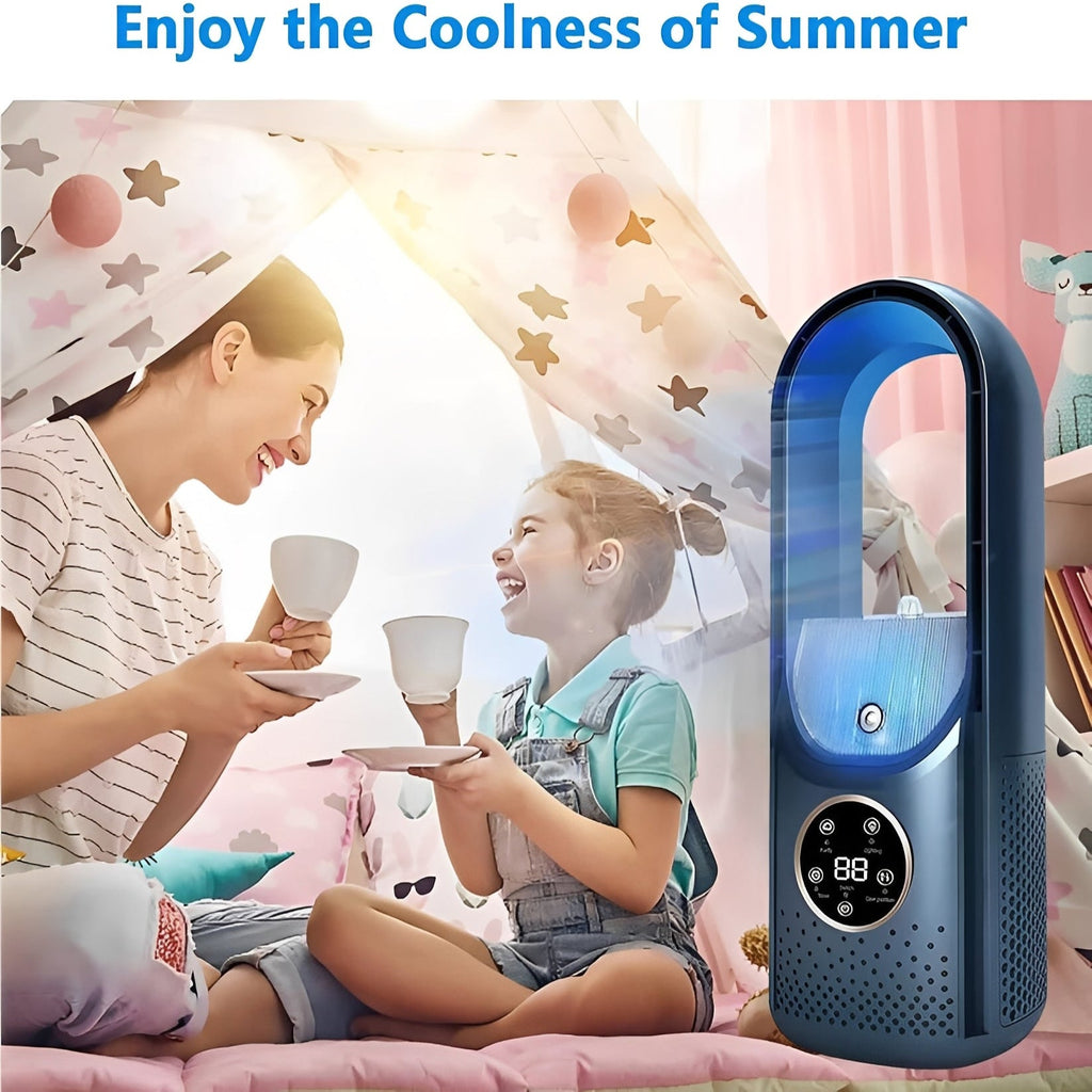 Portable 3-in-1 Air Cooler with Humidifier and Silent Motor – Office, Night Use