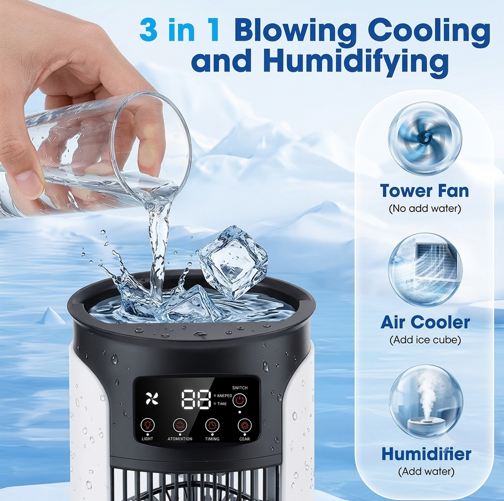 Portable Air Conditioner Indoor Unit – Windowless Use, Home Comfort