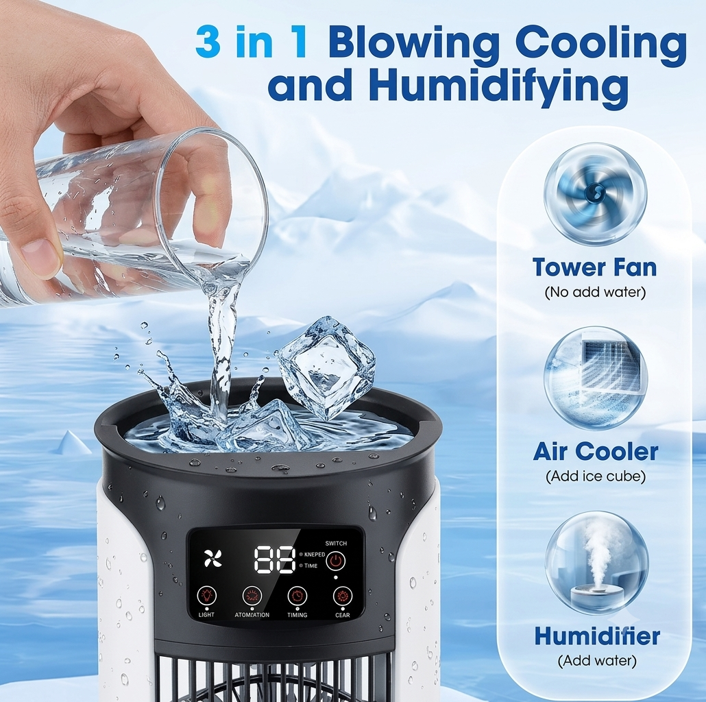 Portable Air Conditioner Indoor Unit – Windowless Use, Home Comfort