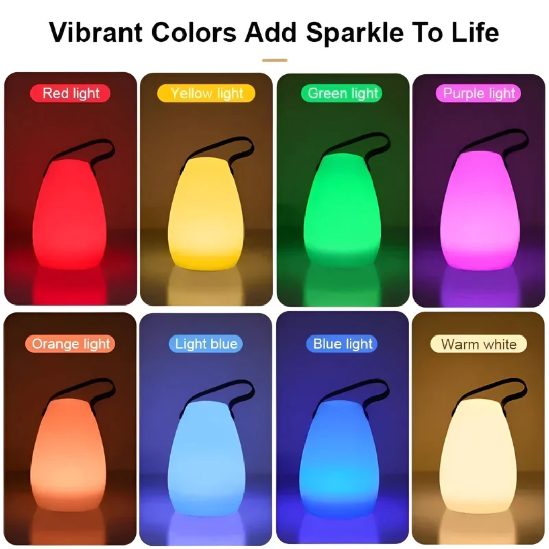Portable Waterproof Wireless Table Lamp – Home, Outdoor