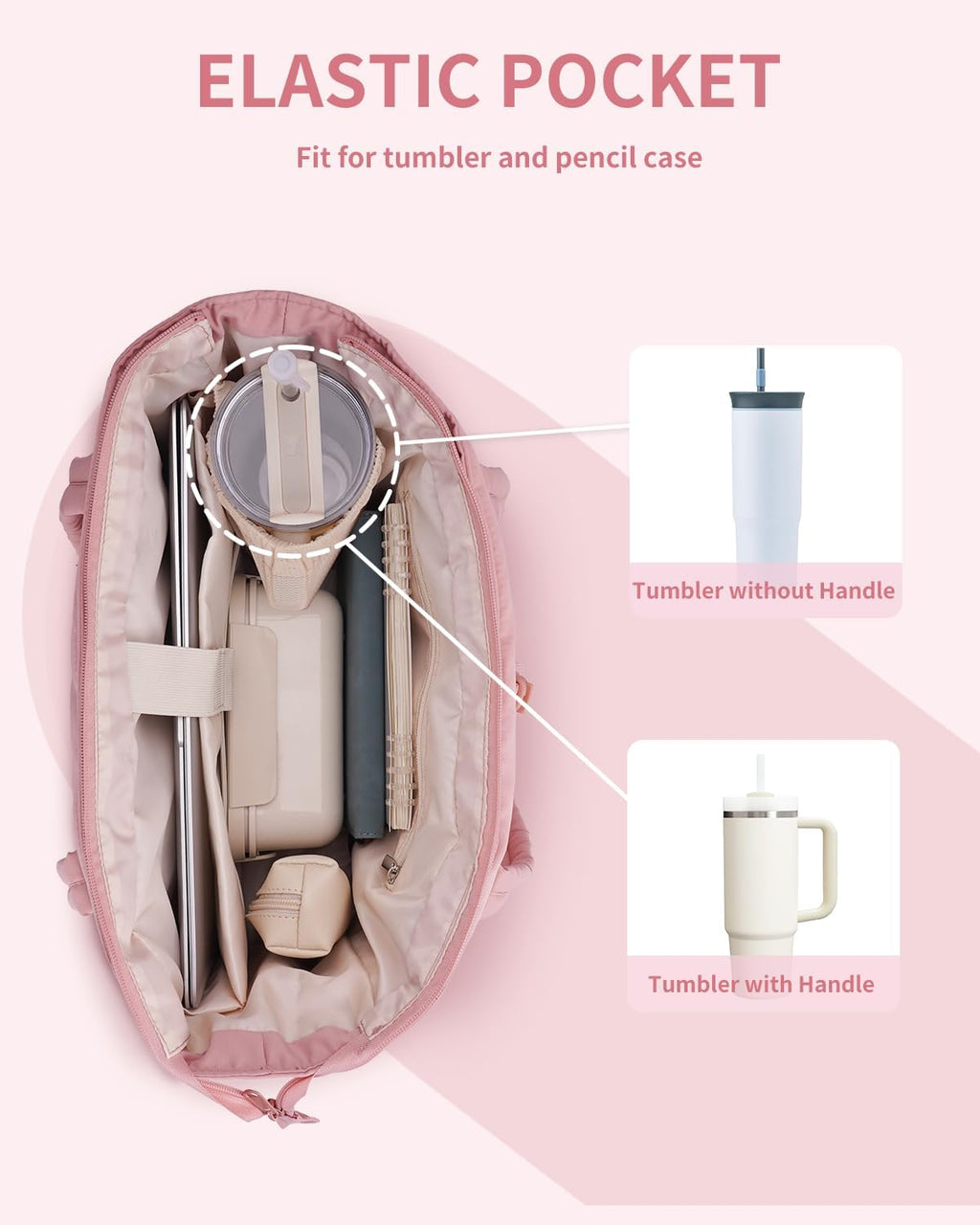 Quilted Puffer Tote with Laptop Sleeve & Cup Holder – Travel, Work