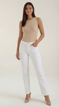 Ribbed Tank Top for Women - Lightweight Rain-Resistant Fabric - Casual Summer Wear - Available in Multiple Colors
