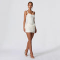 Ruched Corset Mini Dress - Elegant Evening Wear for Parties and Special Occasions - Perfect for Formal Events