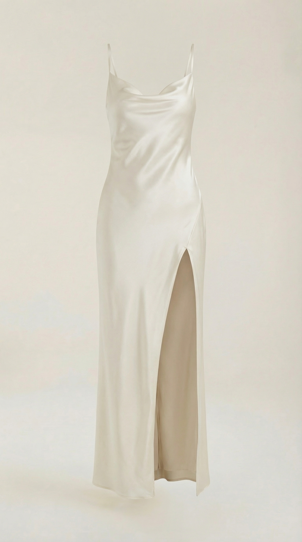 Satin Maxi Slip Dress for Women - Elegant Evening Wear in Rhiannon Style