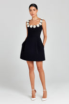 Satin Mini Dress for Women - Elegant Evening Wear with Adjustable Straps