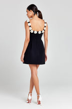 Satin Mini Dress for Women - Elegant Evening Wear with Adjustable Straps
