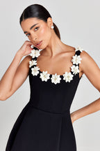 Satin Mini Dress for Women - Elegant Evening Wear with Adjustable Straps