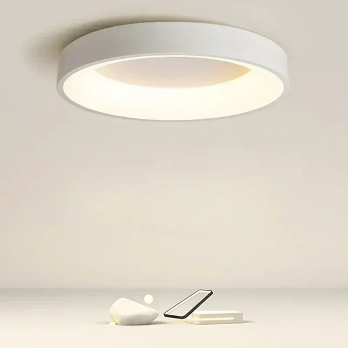 Scandinavian Round LED Ceiling Lamp – Modern Home Lighting, Stylish Decor