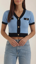 Short Sleeve Nerina Top - Lightweight Cotton Casual Shirt for Everyday Wear
