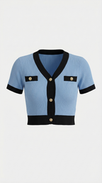 Short Sleeve Nerina Top - Lightweight Cotton Casual Shirt for Everyday Wear