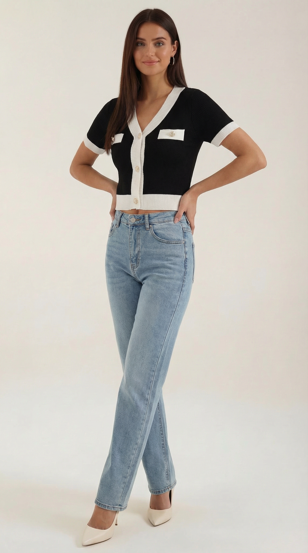 Short Sleeve Nerina Top - Lightweight Cotton Casual Shirt for Everyday Wear