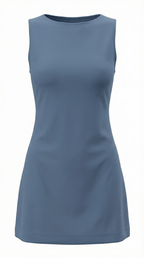 Sleek Mini Dress in Soft Fabric - Elegant Evening Wear for Parties and Events
