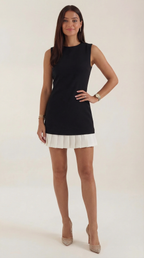 Sleeveless A-Line Mini Dress in Lightweight Fabric for Casual Wear and Summer Events