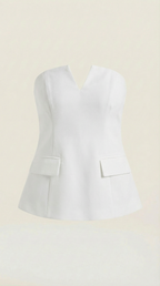 Sleeveless Eden Top - Lightweight Cotton Blend - Casual Summer Wear - Women's Fashion Top