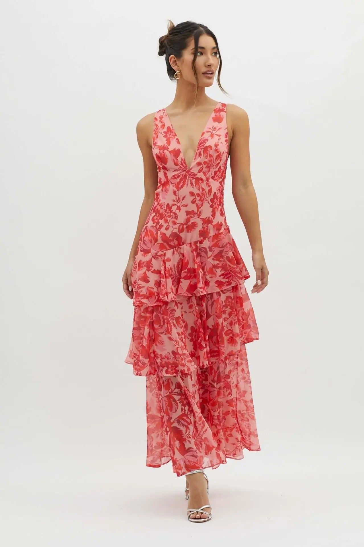 Sleeveless Maxi Dress for Women - Flowing Skirt, Lightweight Fabric, Casual Summer Wear, Available in Multiple Colors
