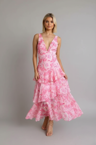 Sleeveless Maxi Dress for Women - Flowing Skirt, Lightweight Fabric, Casual Summer Wear, Available in Multiple Colors