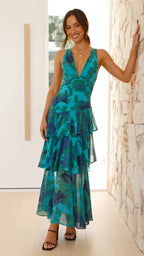 Sleeveless Maxi Dress for Women - Flowing Skirt, Lightweight Fabric, Casual Summer Wear, Available in Multiple Colors