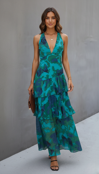 Sleeveless Maxi Dress for Women - Flowing Skirt, Lightweight Fabric, Casual Summer Wear, Available in Multiple Colors