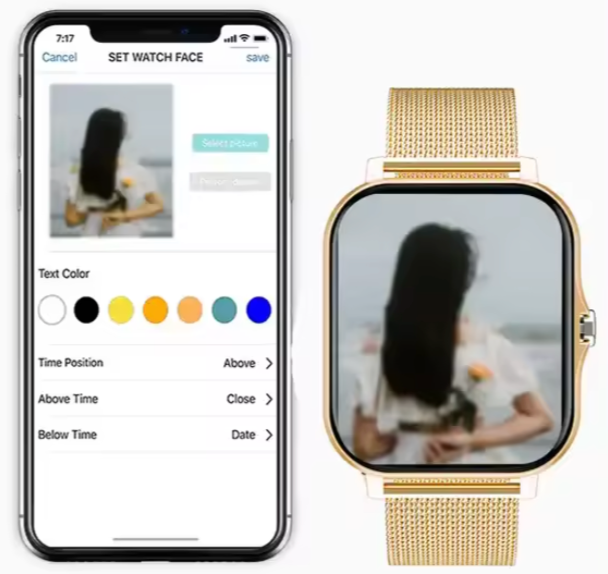 Smartwatch for Women, Elegant Design, Health Monitoring – Fitness, Everyday Use