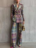 Soft Fabric Trouser Suit Women UK – Women's Blazer & Trousers Set, Office Wear Formal Occasion