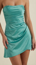 Strapless Mini Dress in Soft Fabric for Casual or Party Wear