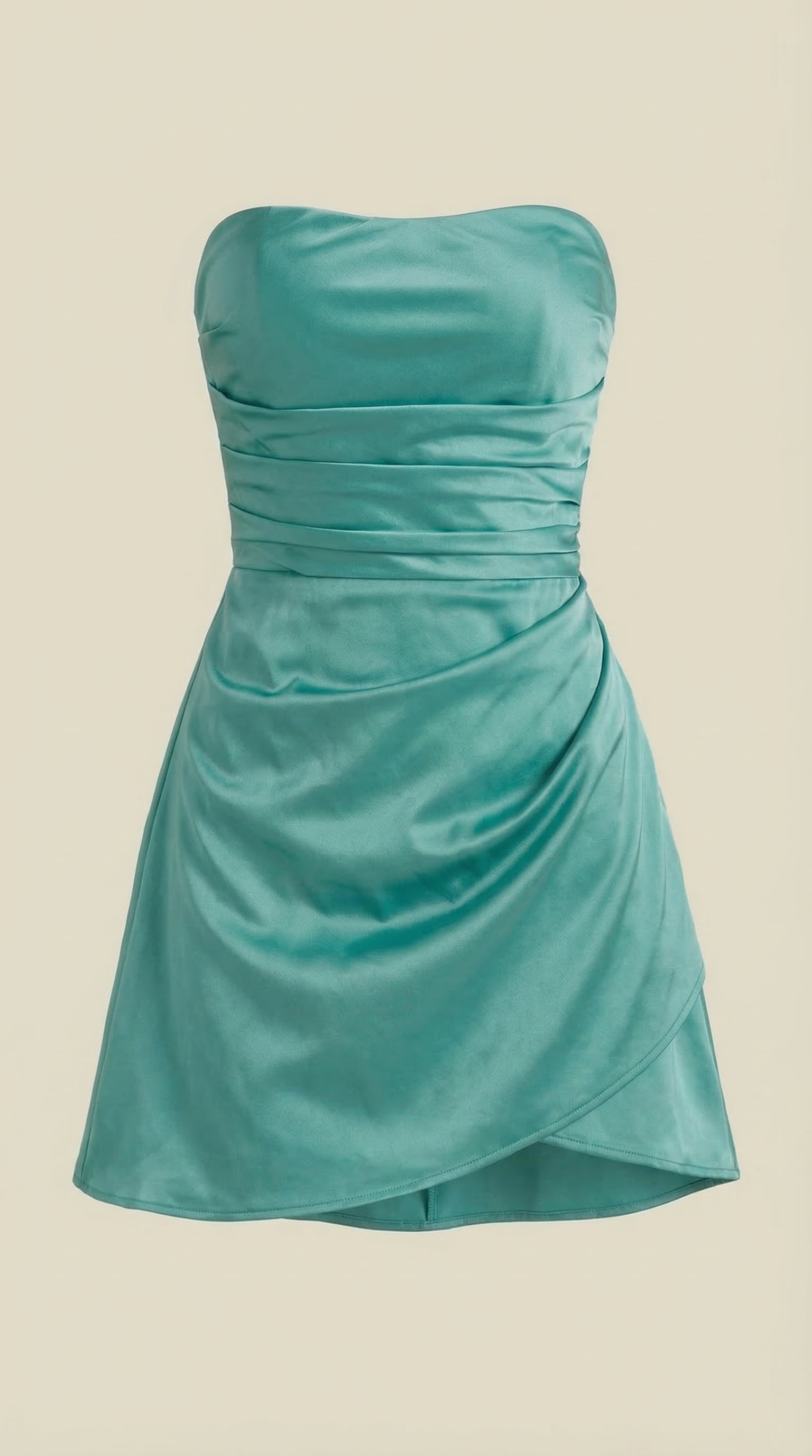 Strapless Mini Dress in Soft Fabric for Casual or Party Wear