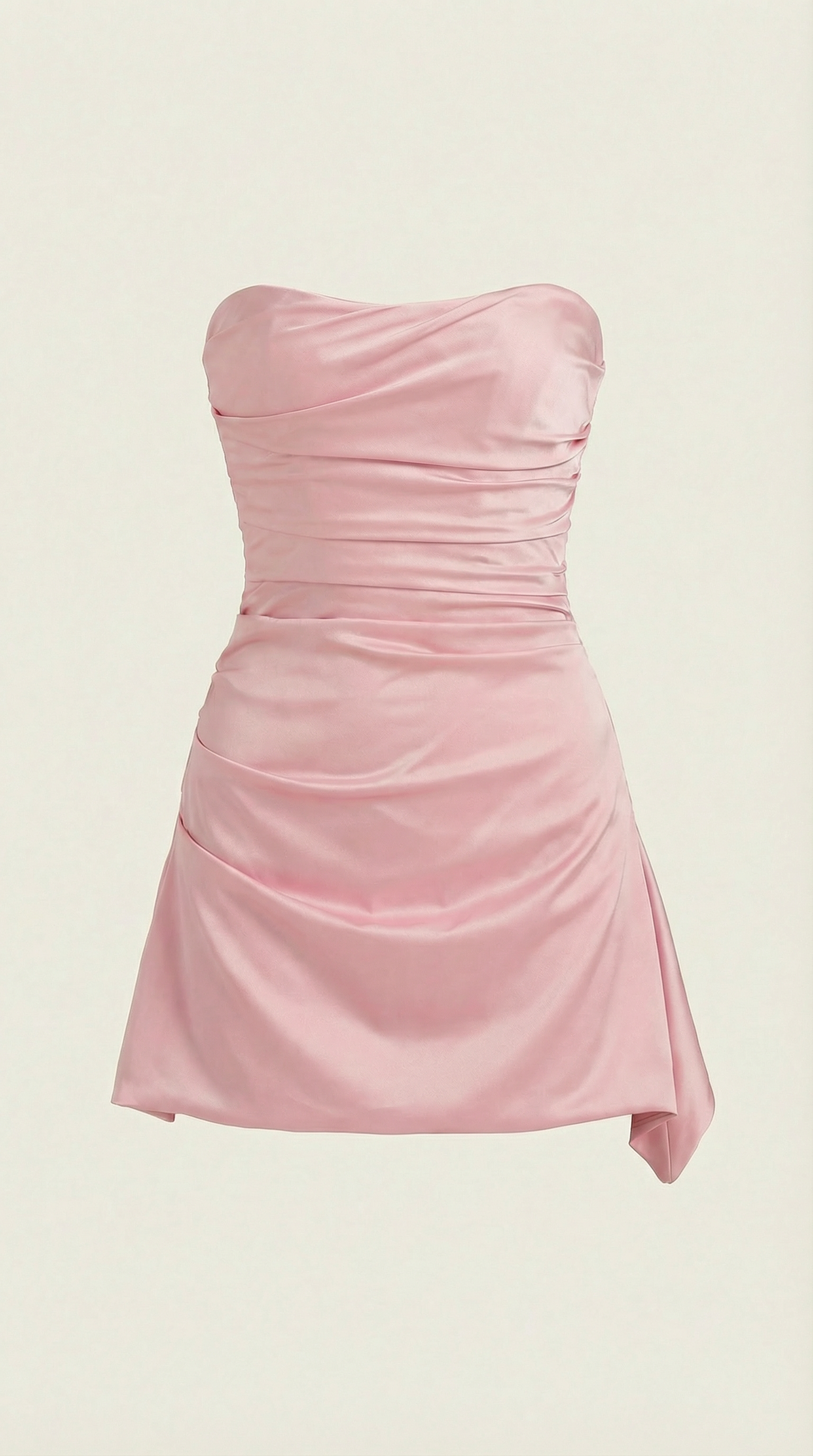 Strapless Mini Dress in Soft Fabric for Casual or Party Wear