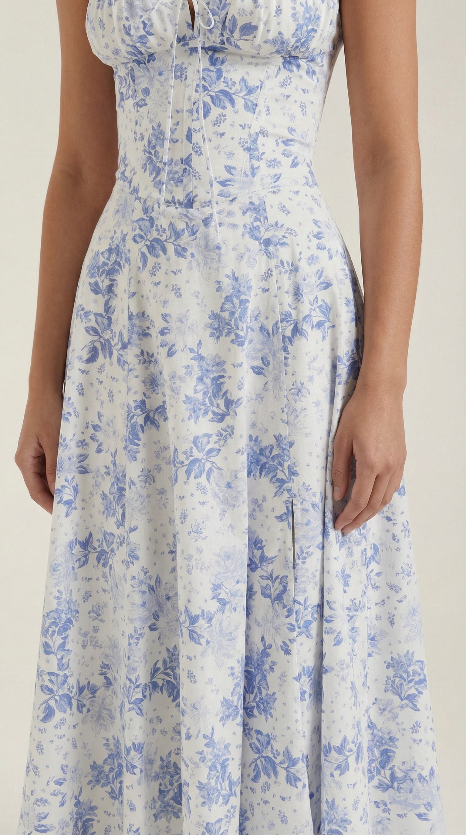 Summer Midi Dress for Women - Lightweight Cotton, Casual A-Line Design, Perfect for Outdoor Events and Warm Weather
