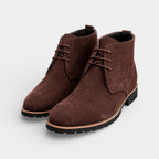 Vegan Leather Chukka Boots for Men – Lace-Up Chelsea Style for Casual Wear