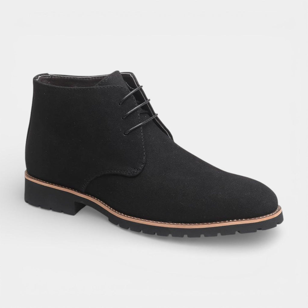 Vegan Leather Chukka Boots for Men – Lace-Up Chelsea Style for Casual Wear
