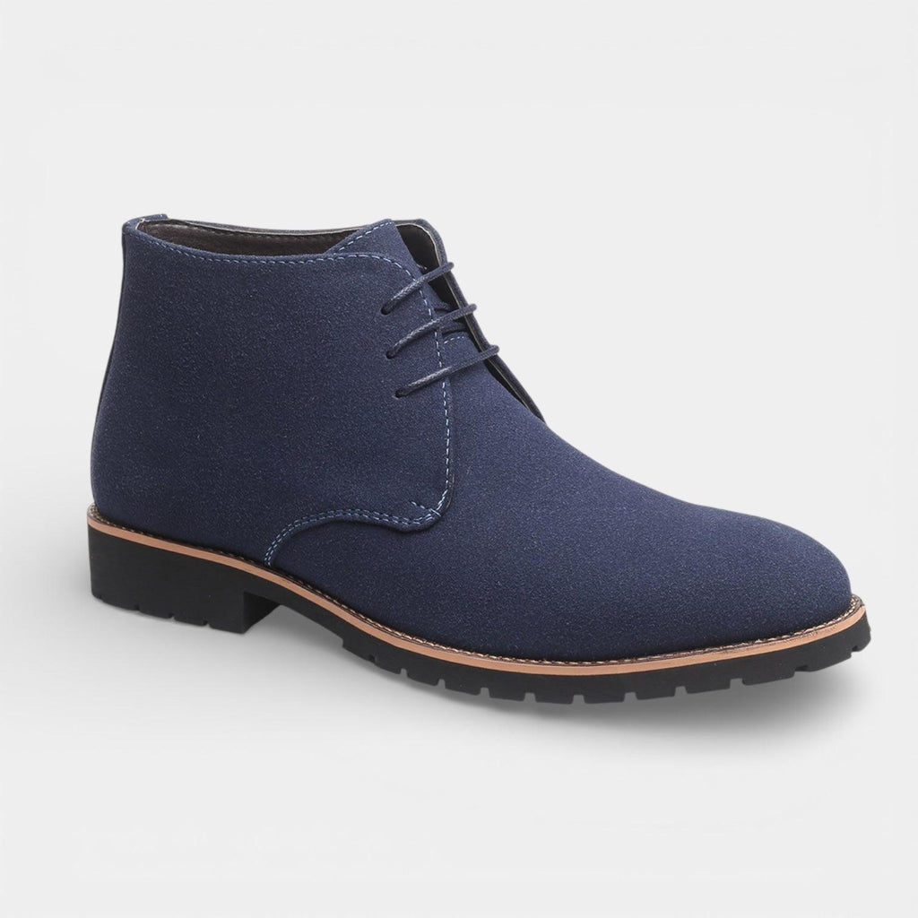 Vegan Leather Chukka Boots for Men – Lace-Up Chelsea Style for Casual Wear
