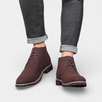 Vegan Leather Chukka Boots for Men – Lace-Up Chelsea Style for Casual Wear
