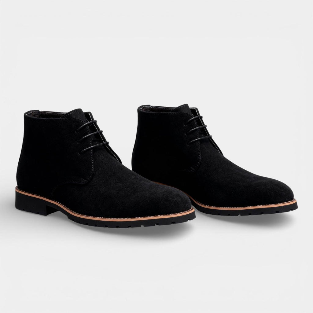 Vegan Leather Chukka Boots for Men – Lace-Up Chelsea Style for Casual Wear