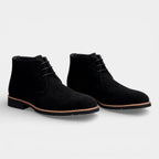 Vegan Leather Chukka Boots for Men – Lace-Up Chelsea Style for Casual Wear
