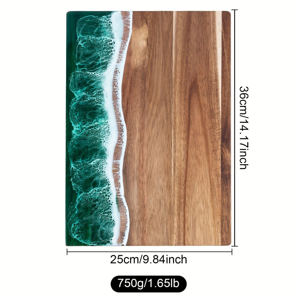 Wave Resin Cutting Board | Acacia Wood – Kitchen, Dining