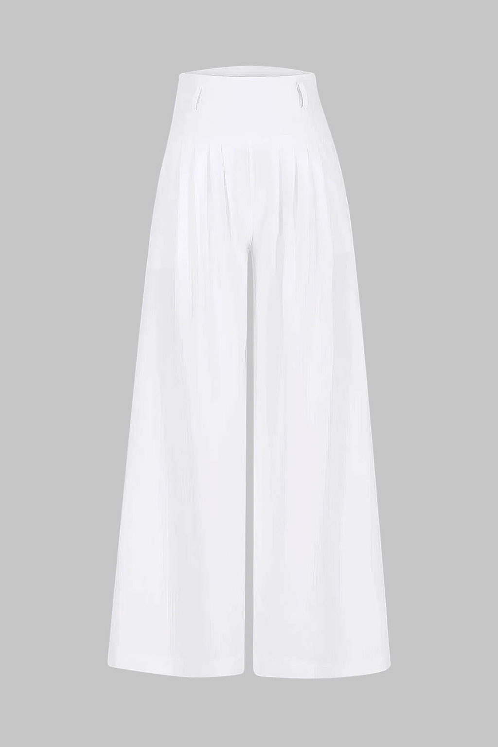 Wide-Leg Trousers in Soft Fabric for Casual or Office Wear