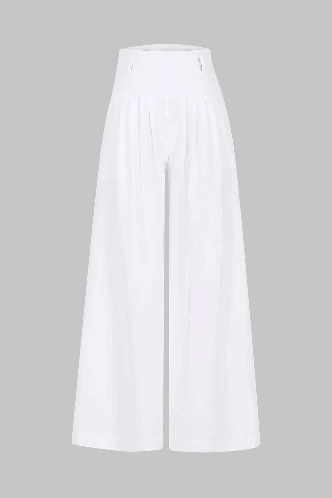 Wide-Leg Trousers in Soft Fabric for Casual or Office Wear