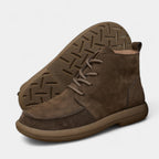 Wide Toe Box Leather Ankle Boots for Men | Barefoot Style | Comfortable Footwear for Casual Wear