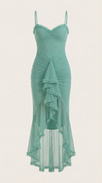 Wisteria Floral Maxi Dress - Lightweight Cotton Blend - Casual Summer Wear - Sleeveless Design