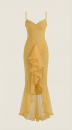 Wisteria Floral Maxi Dress - Lightweight Cotton Blend - Casual Summer Wear - Sleeveless Design